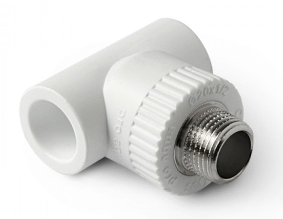 PN Тройник комбинированный наружная резьба 25x1/2x25 Tebo TR-TB