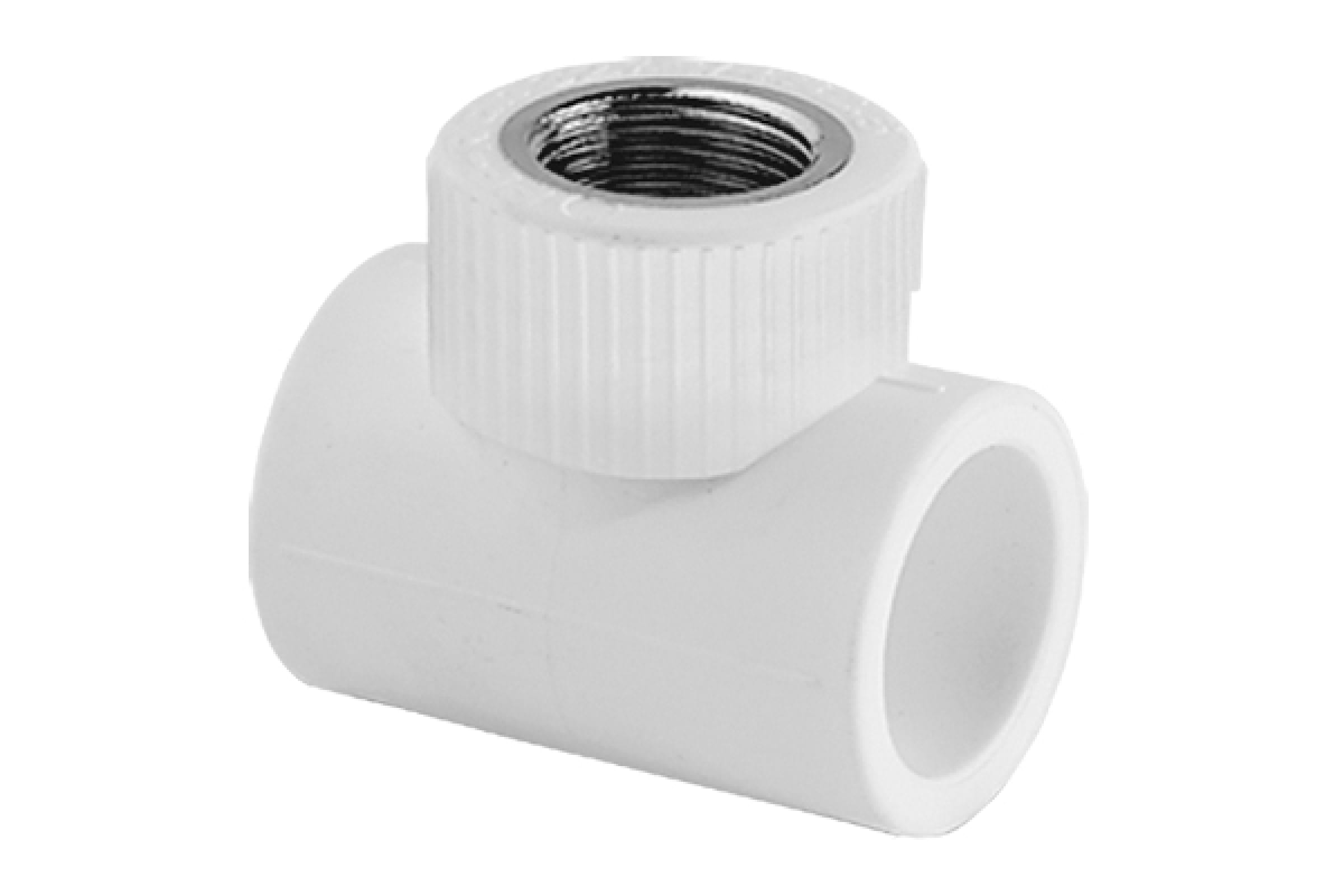 PN Тройник комбинированный внутренняя резьба 32x1/2x32  Tebo TR-TB